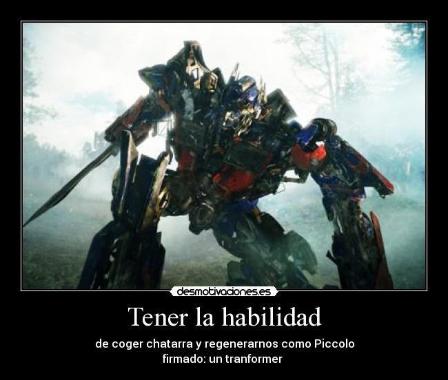 Tener la habilidad -