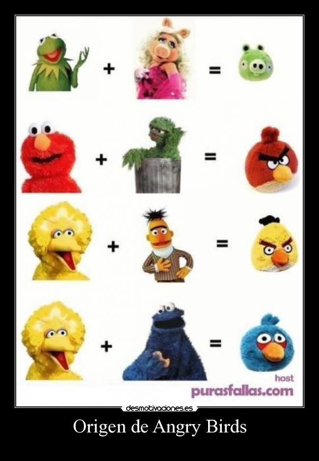 Origen de Angry Birds -
