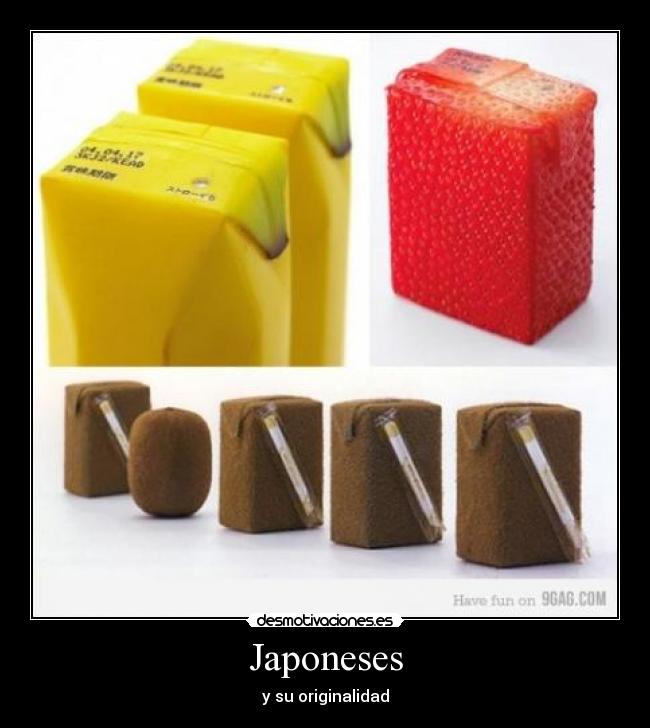 Japoneses - y su originalidad