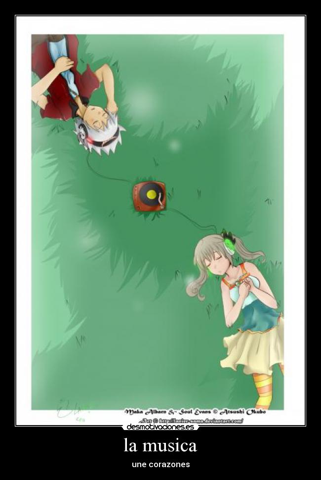 la musica - une corazones