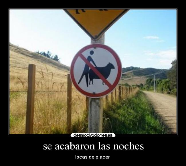 se acabaron las noches -