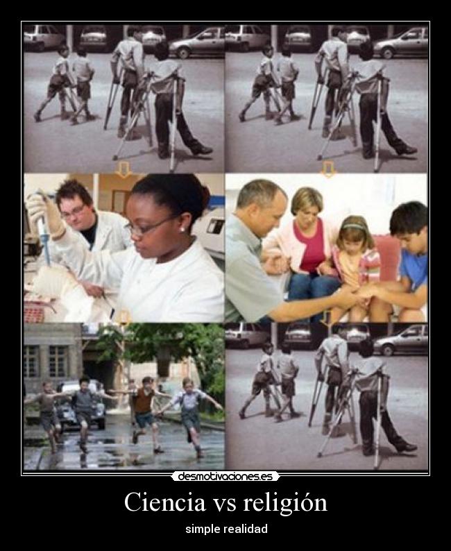 Ciencia vs religión - simple realidad