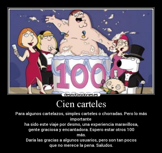 Cien carteles -