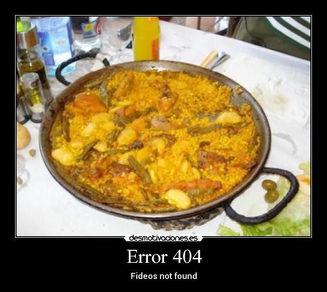 carteles error 404 fideos not found desmotivaciones