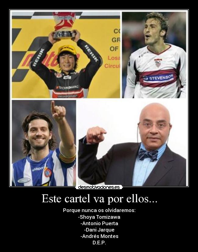 Este cartel va por ellos... - 