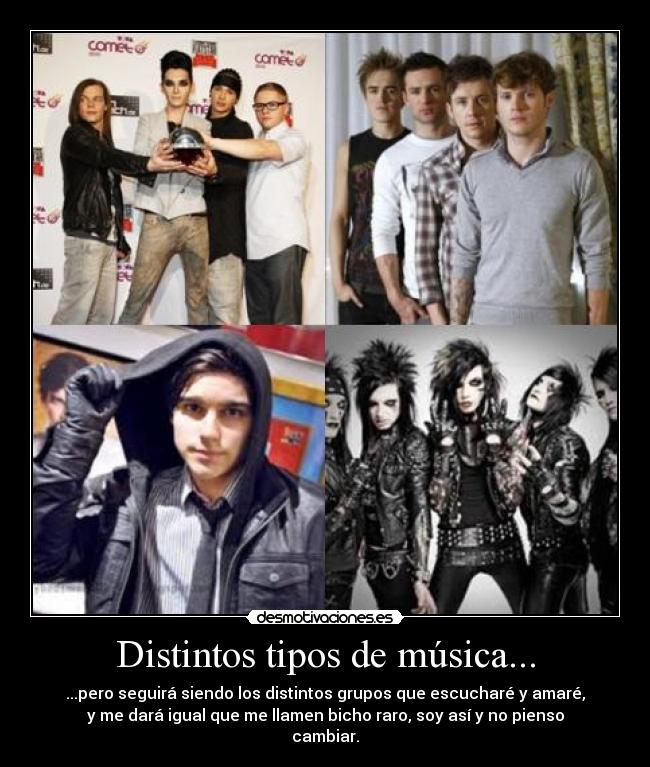 carteles musica mcfly tokio hotel eric saade black veil brides desmotivaciones