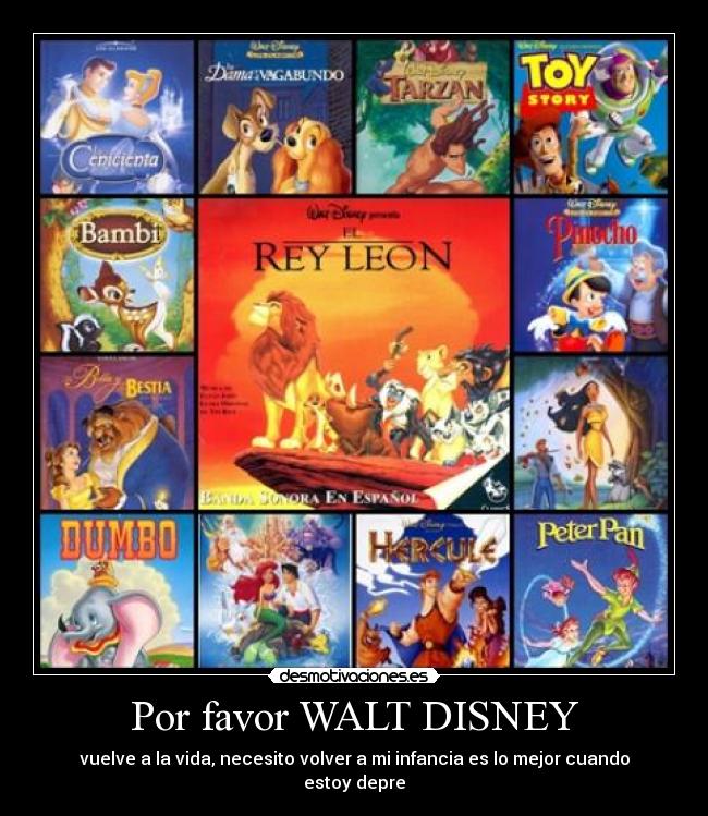 Por favor WALT DISNEY - 