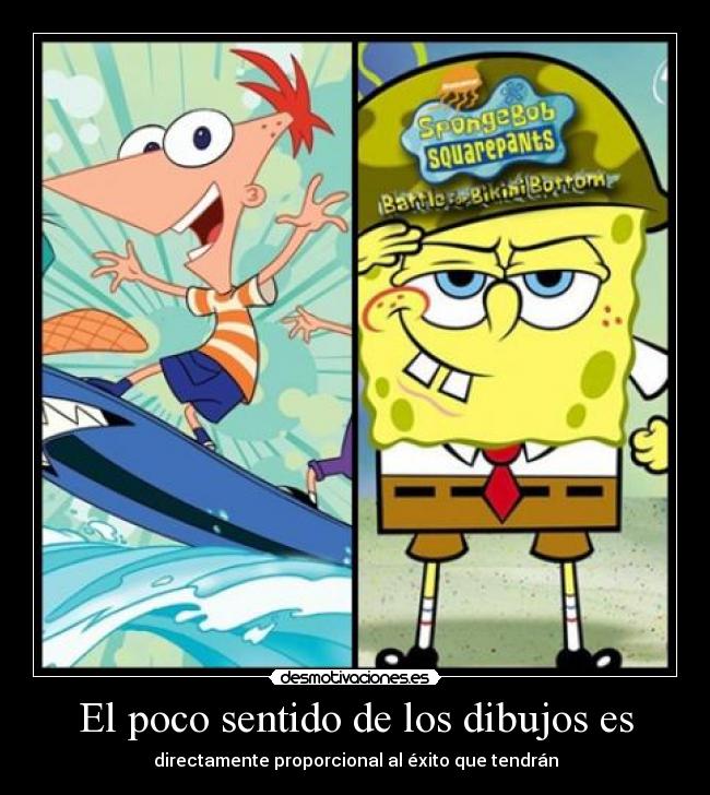 carteles bob esponja desmotivaciones