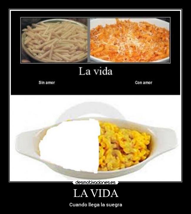 LA VIDA - Cuando llega la suegra