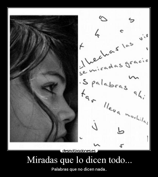 carteles miradas desmotivaciones