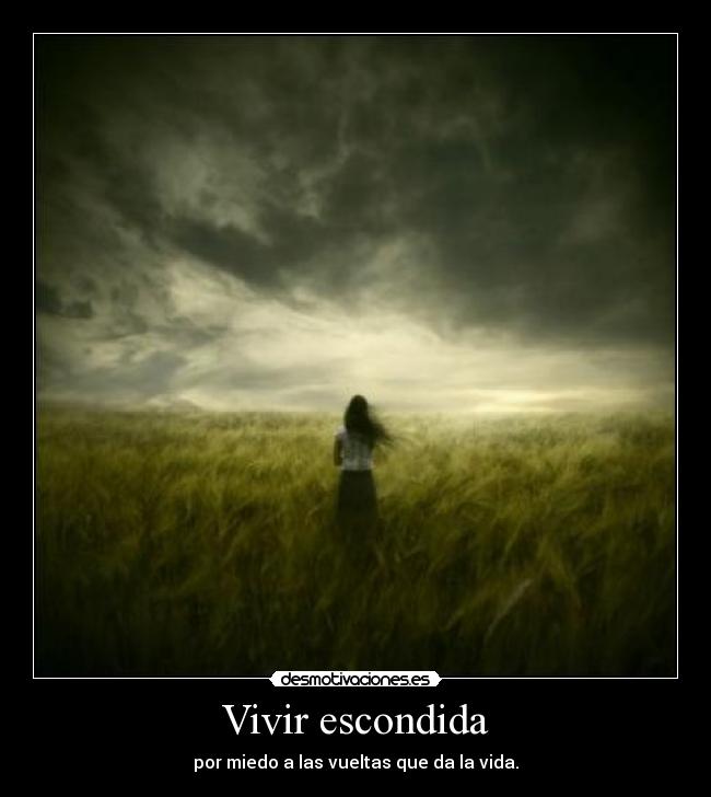 Vivir escondida -