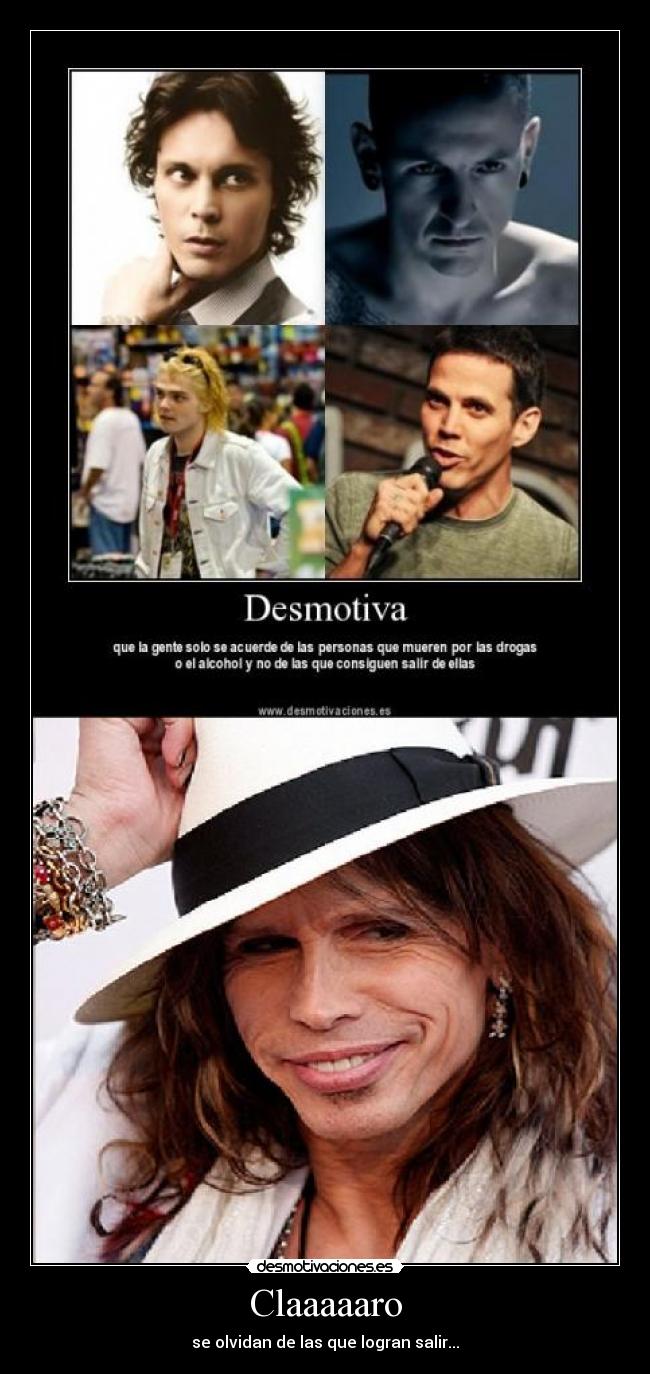 carteles steven tyler mejooooor desmotivaciones