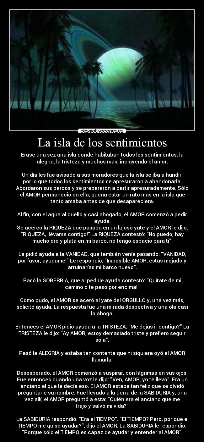 La isla de los sentimientos -