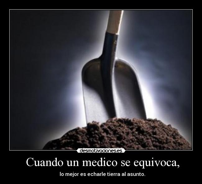 carteles medicos desmotivaciones