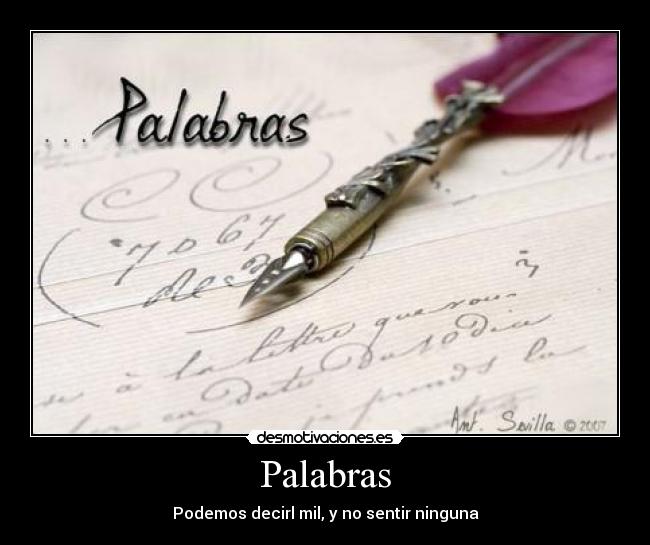 Palabras - 