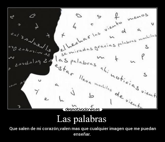 Las palabras -
