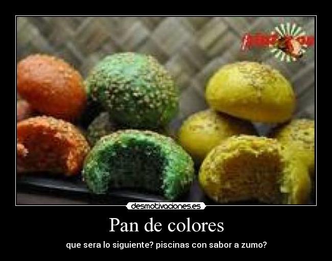Pan de colores -