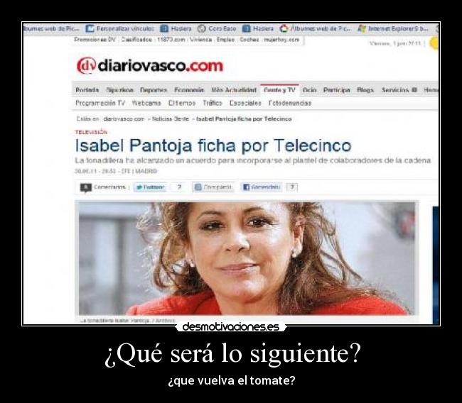¿Qué será lo siguiente? -