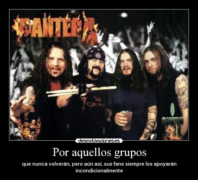 Por aquellos grupos -