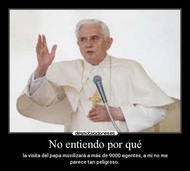 No entiendo por qué -