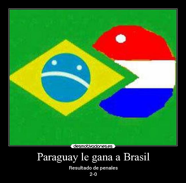 Paraguay le gana a Brasil - Resultado de penales
2-0