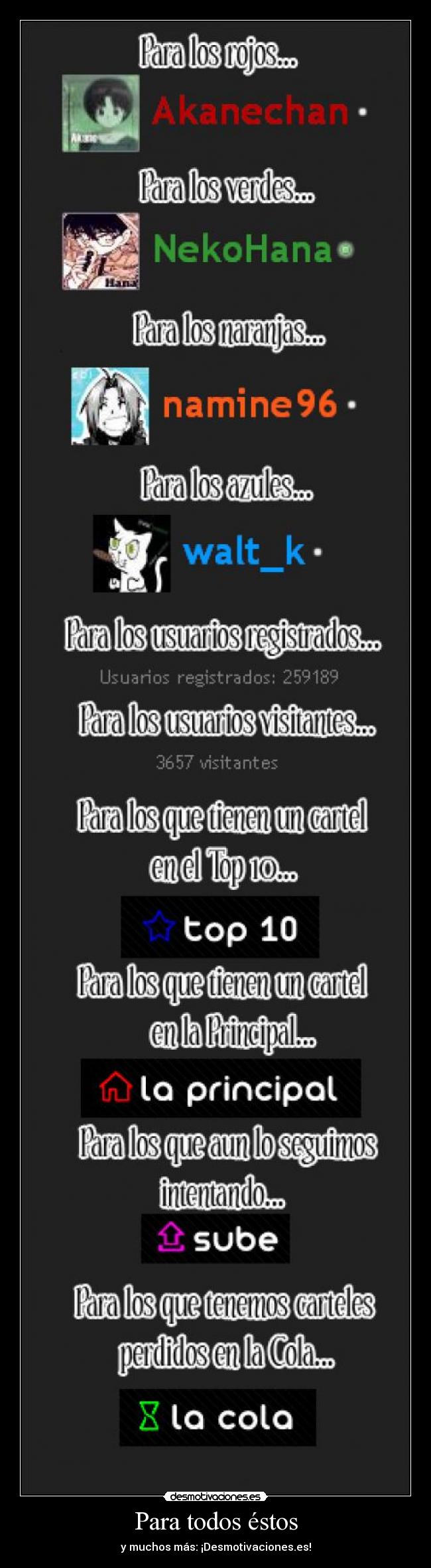 Para todos éstos - y muchos más: ¡Desmotivaciones.es!