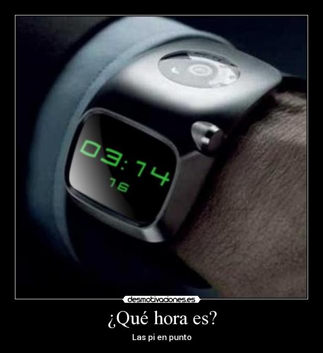 ¿Qué hora es? - 