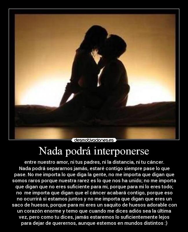 Nada podrá interponerse - 