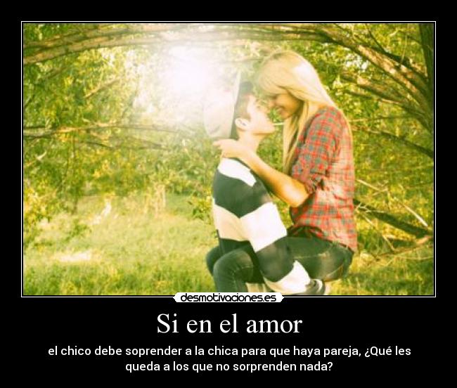 Si en el amor -