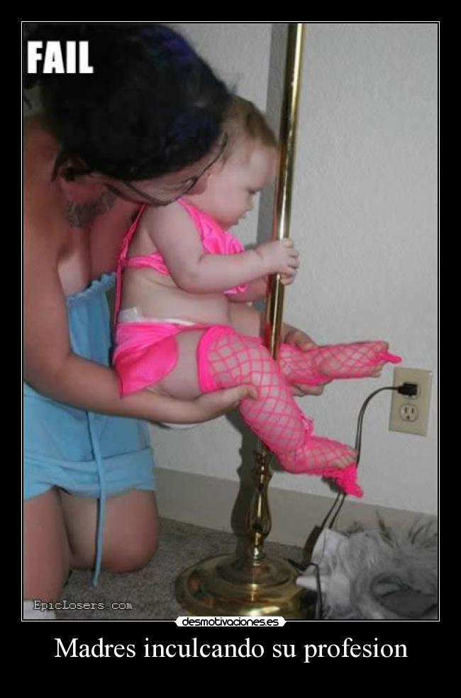 Madres inculcando su profesion -