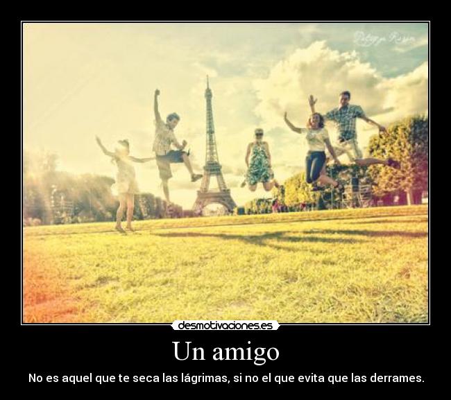 Un amigo -