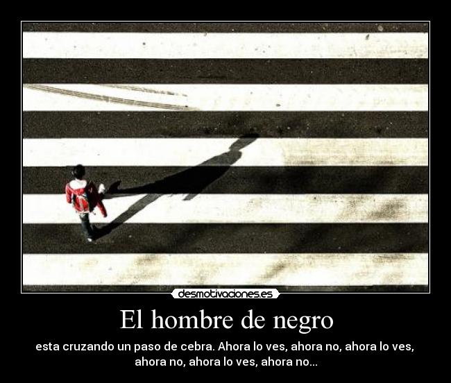 El hombre de negro -