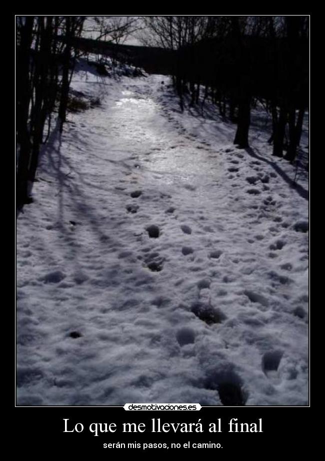 Lo que me llevará al final - 