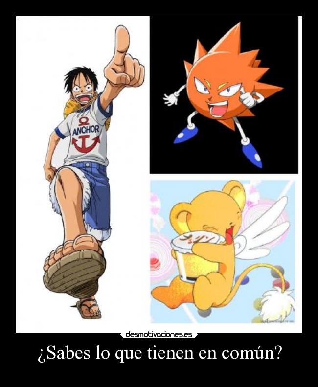 ¿Sabes lo que tienen en común? -