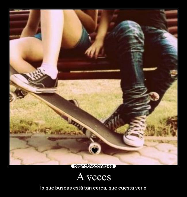 A veces -
