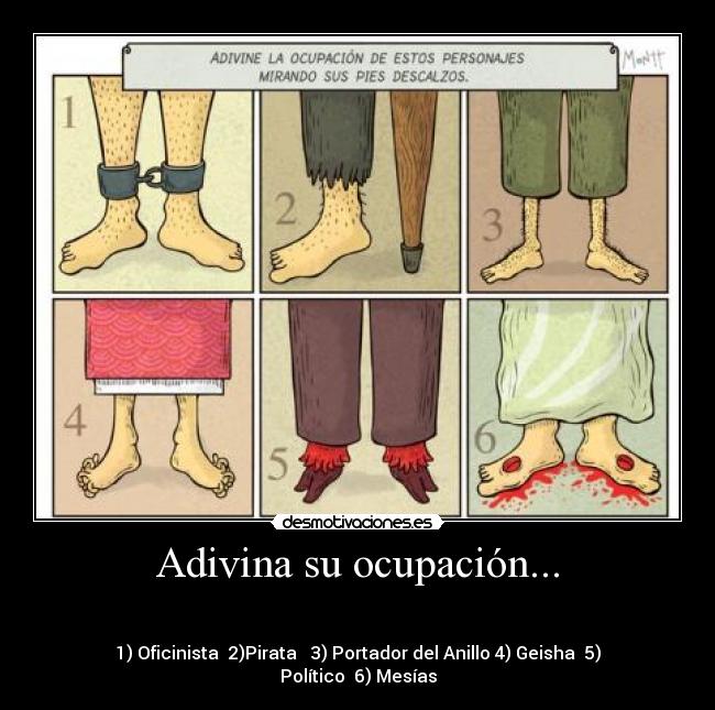 Adivina su ocupación... - 