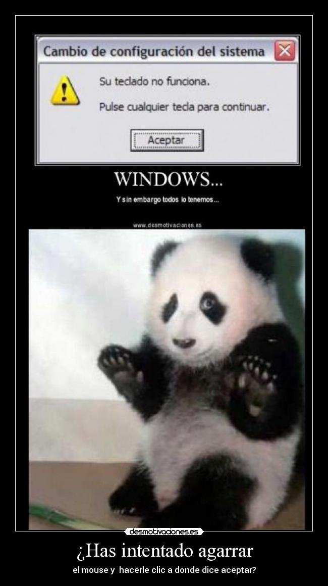 ¿Has intentado agarrar -