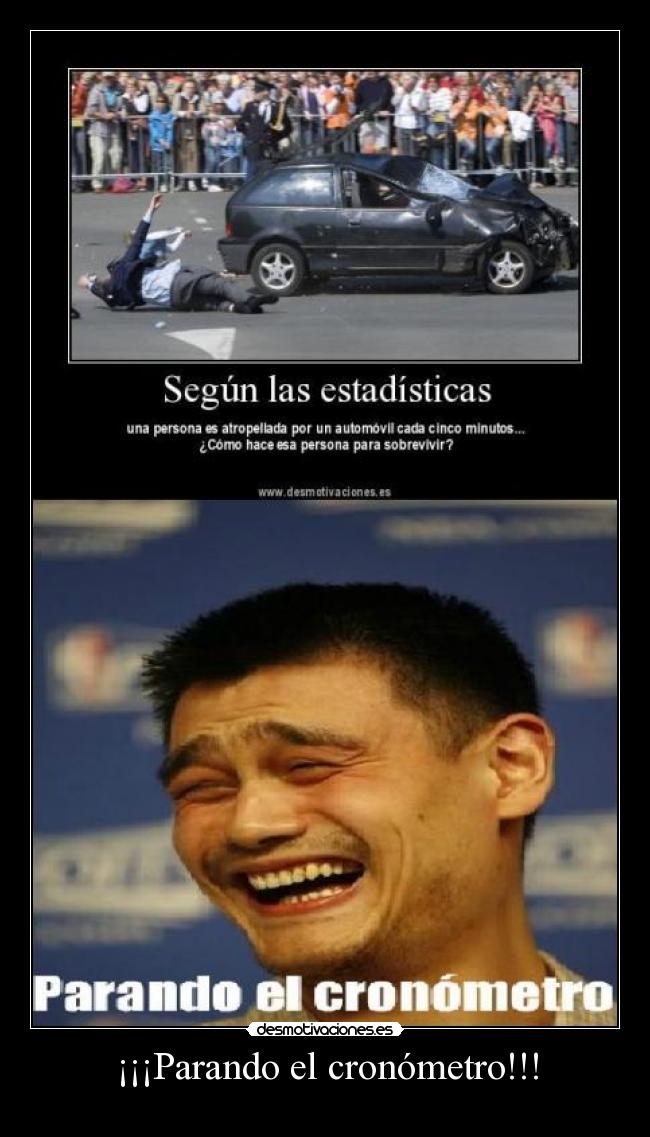 carteles parando cronometro desmotivaciones