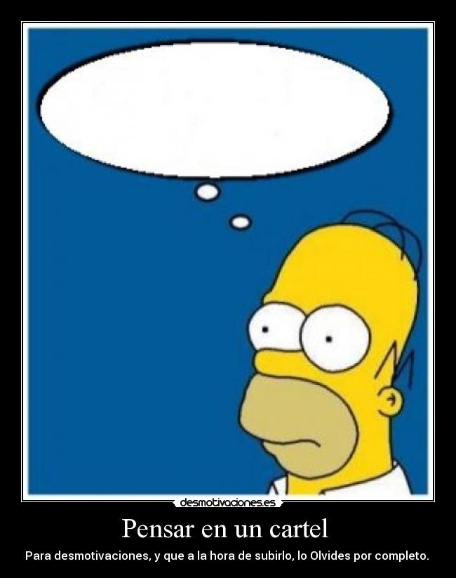 carteles homero desmotivaciones