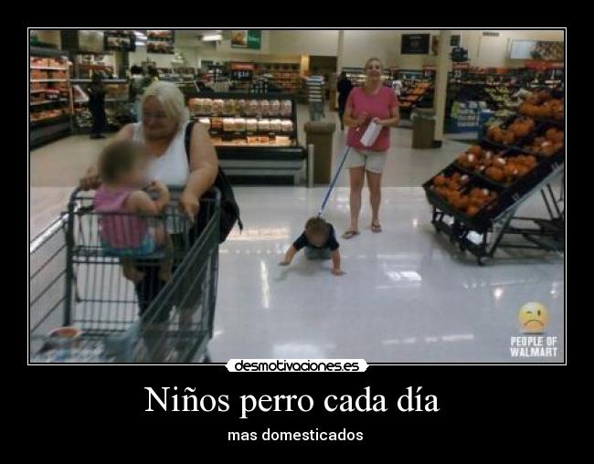 Niños perro cada día - mas domesticados