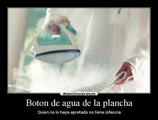 Boton de agua de la plancha - 