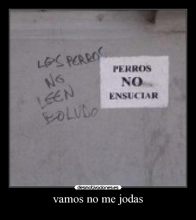 vamos no me jodas -
