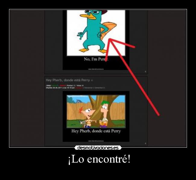 ¡Lo encontré! -