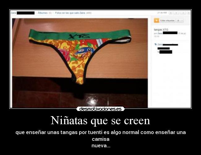 Niñatas que se creen -