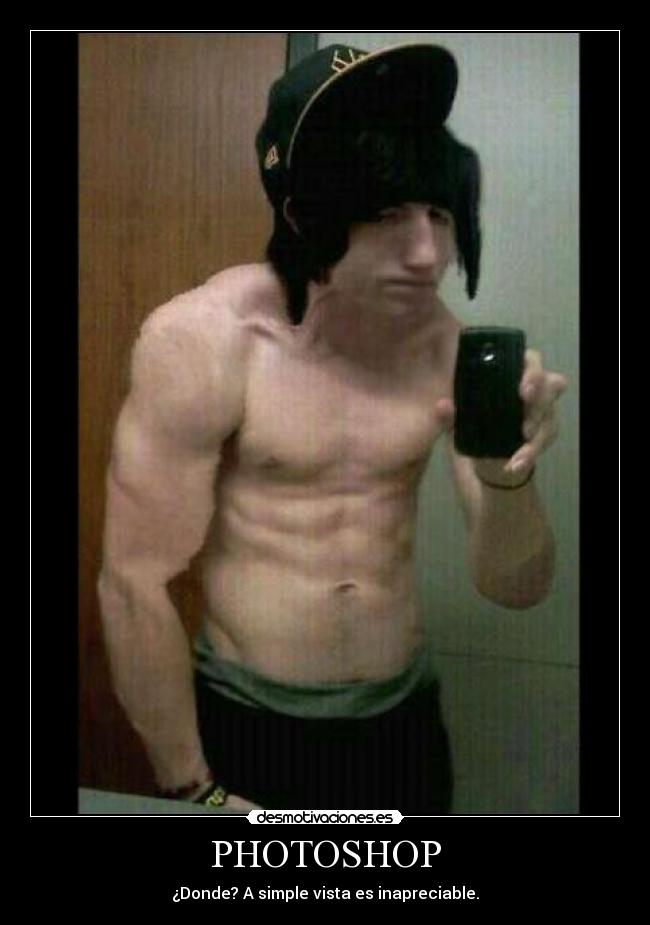 PHOTOSHOP - ¿Donde? A simple vista es inapreciable.