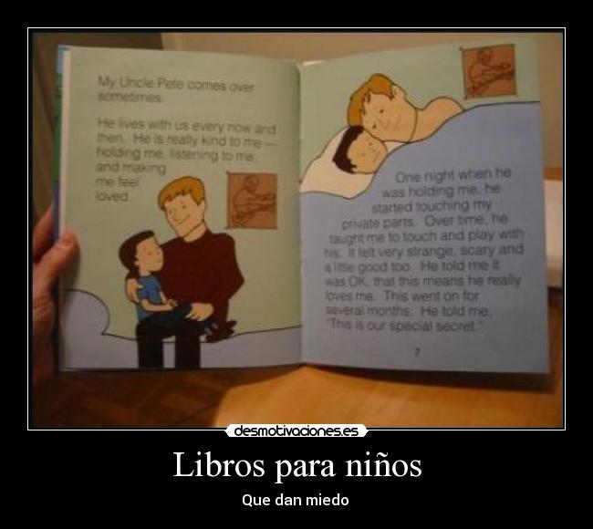 Libros para niños - Que dan miedo