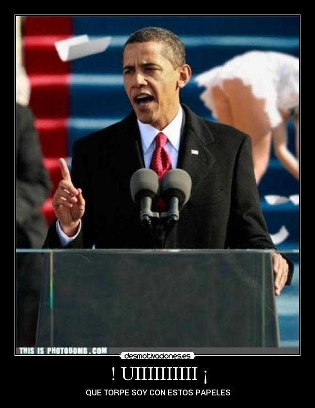! UIIIIIIIIII ¡ - QUE TORPE SOY CON ESTOS PAPELES