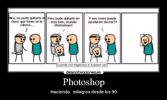 carteles cyanide and happiness photoshop clavo doctor milagros noventa desmotivaciones