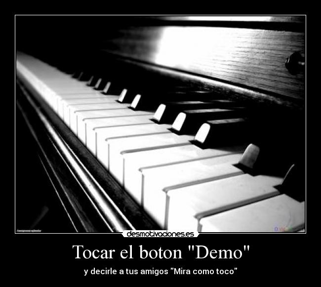 Tocar el boton Demo -