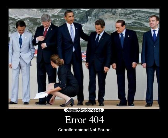 Error 404 - Caballerosidad Not Found